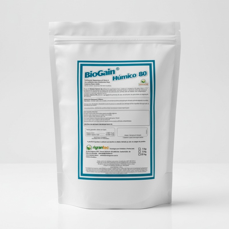 BioGain Húmico 80 - Fertilizante condicionador de solo com extrato de ácido húmico extraído da Leonardita